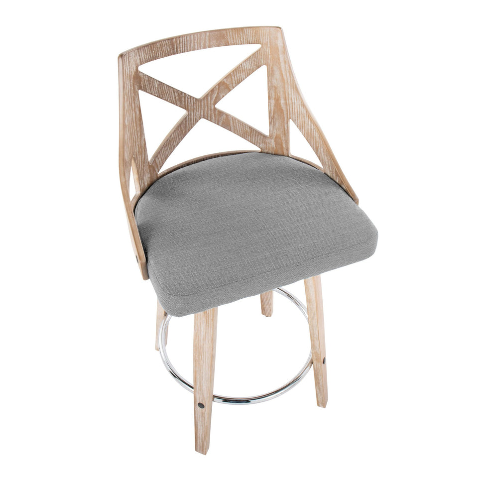 Charlotte 26" Fixed-Height Counter Stool - Set of 2