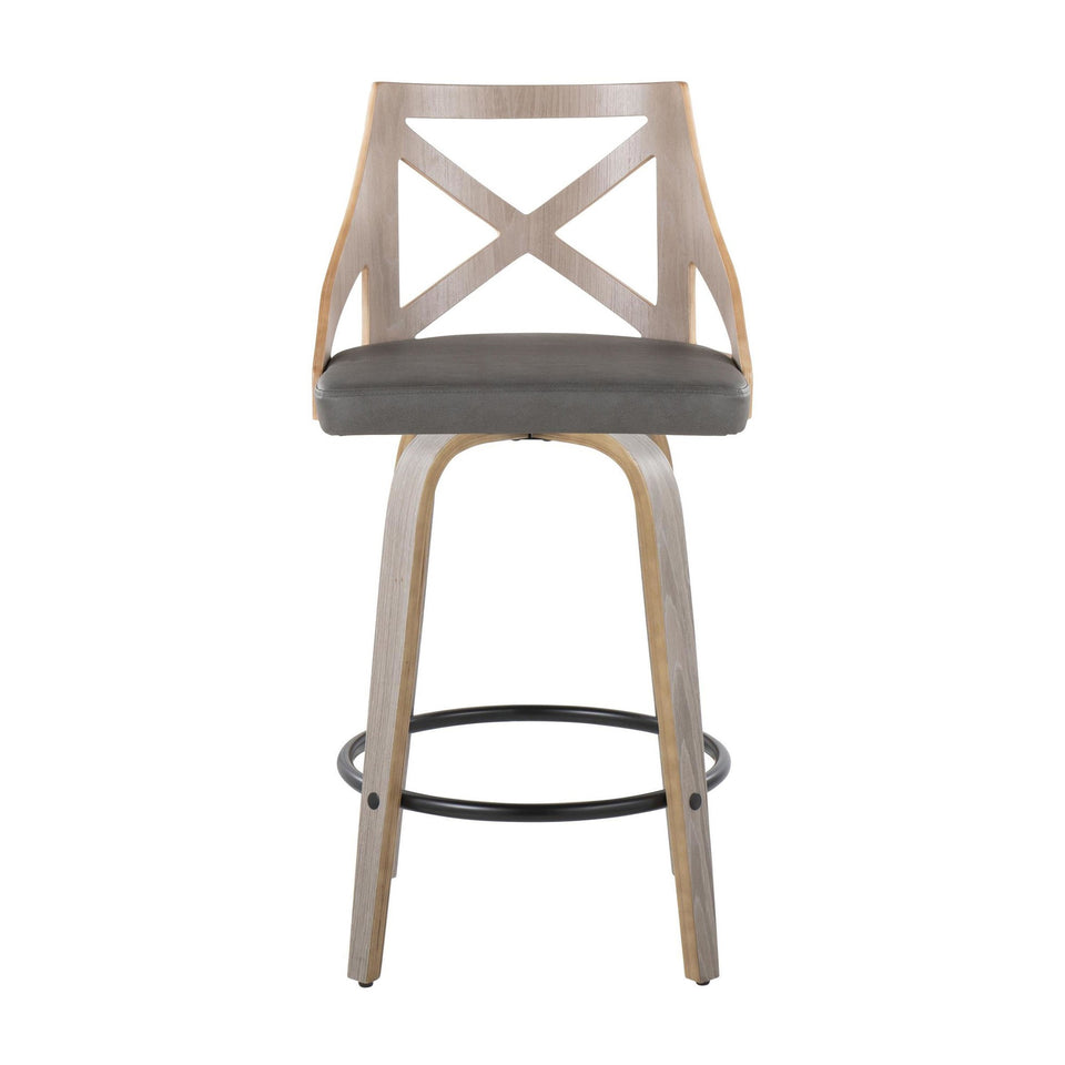 Charlotte 26" Fixed-Height Counter Stool - Set of 2