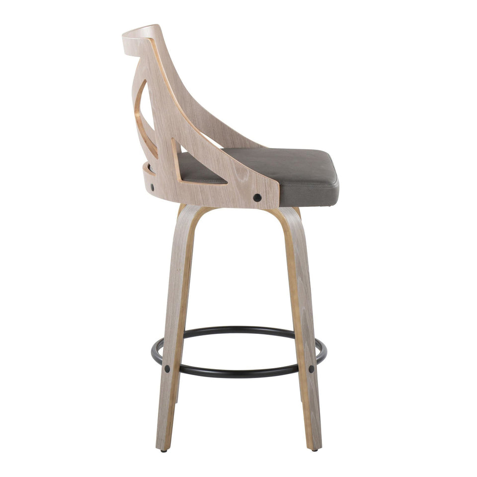 Charlotte 26" Fixed-Height Counter Stool - Set of 2