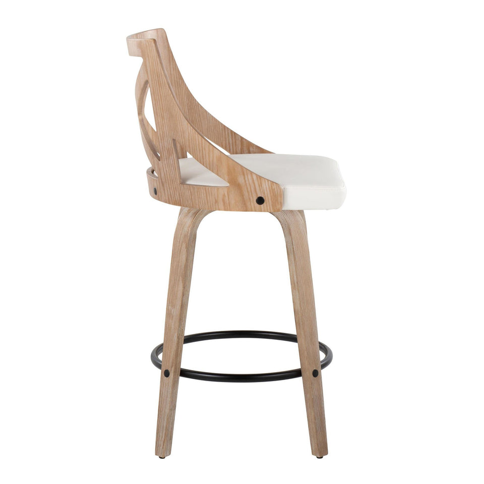 Charlotte 26" Fixed-Height Counter Stool - Set of 2