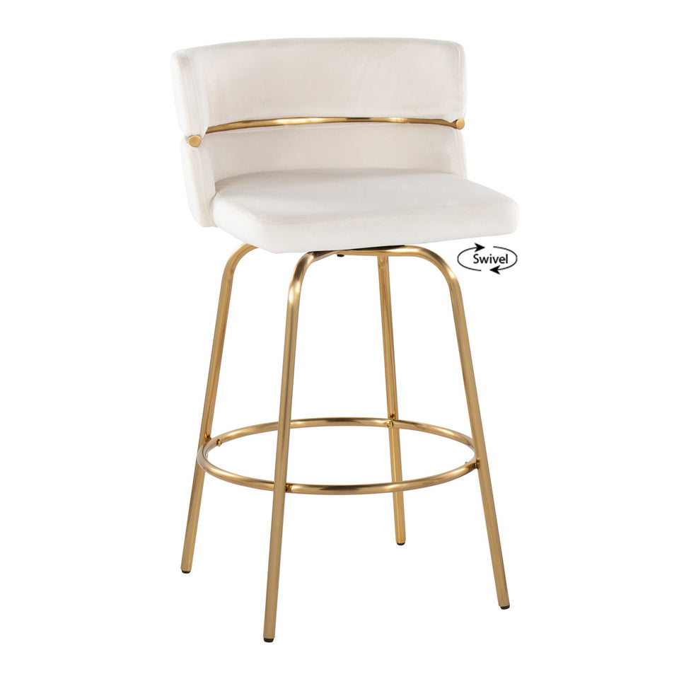 Cinch Claire 26" Fixed-Height Counter Stool - Set of 2