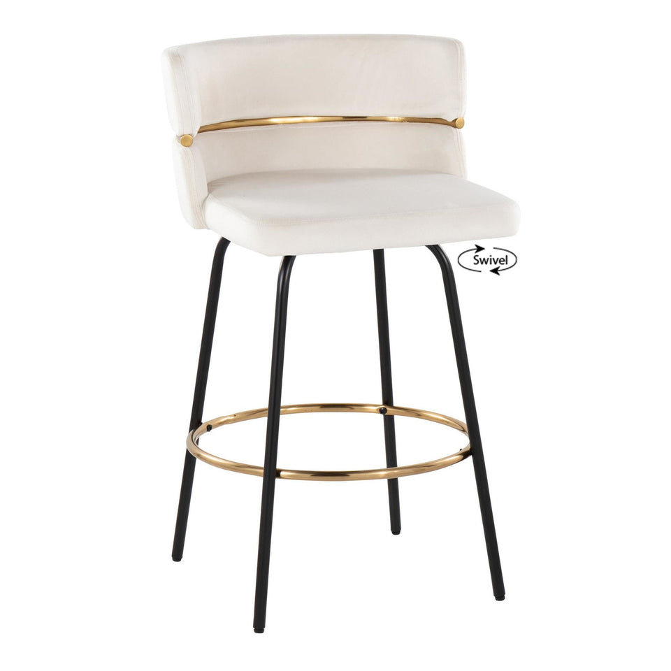 Cinch Claire 26" Fixed-Height Counter Stool - Set of 2