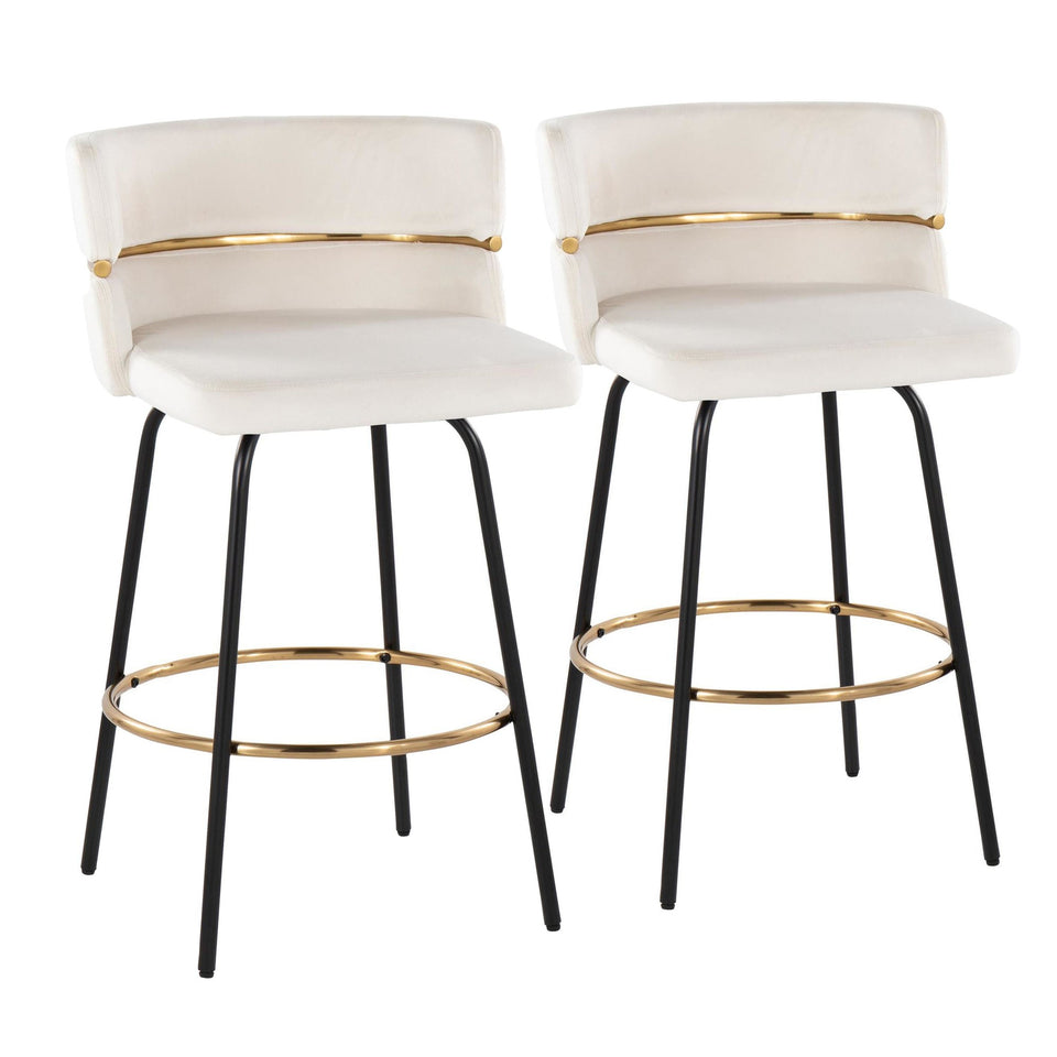 Cinch Claire 26" Fixed-Height Counter Stool - Set of 2