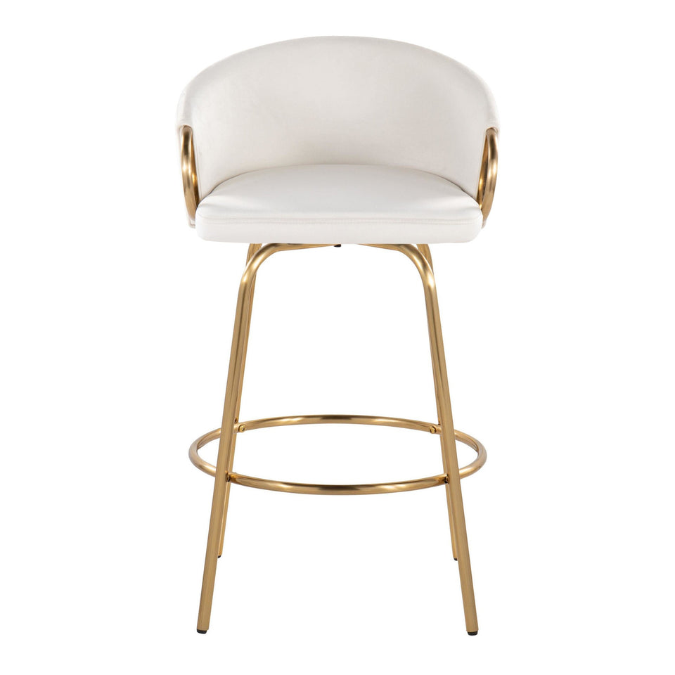 Claire 26" Fixed-Height Counter Stool - Set of 2