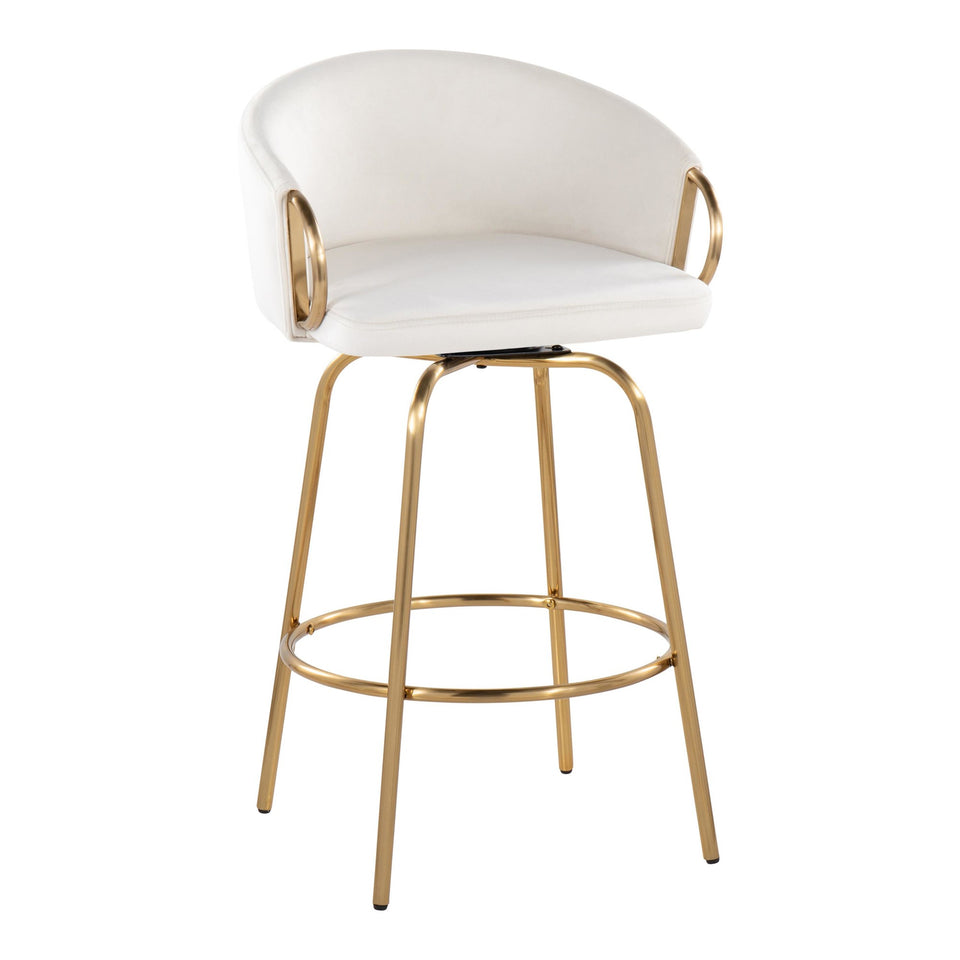 Claire 26" Fixed-Height Counter Stool - Set of 2