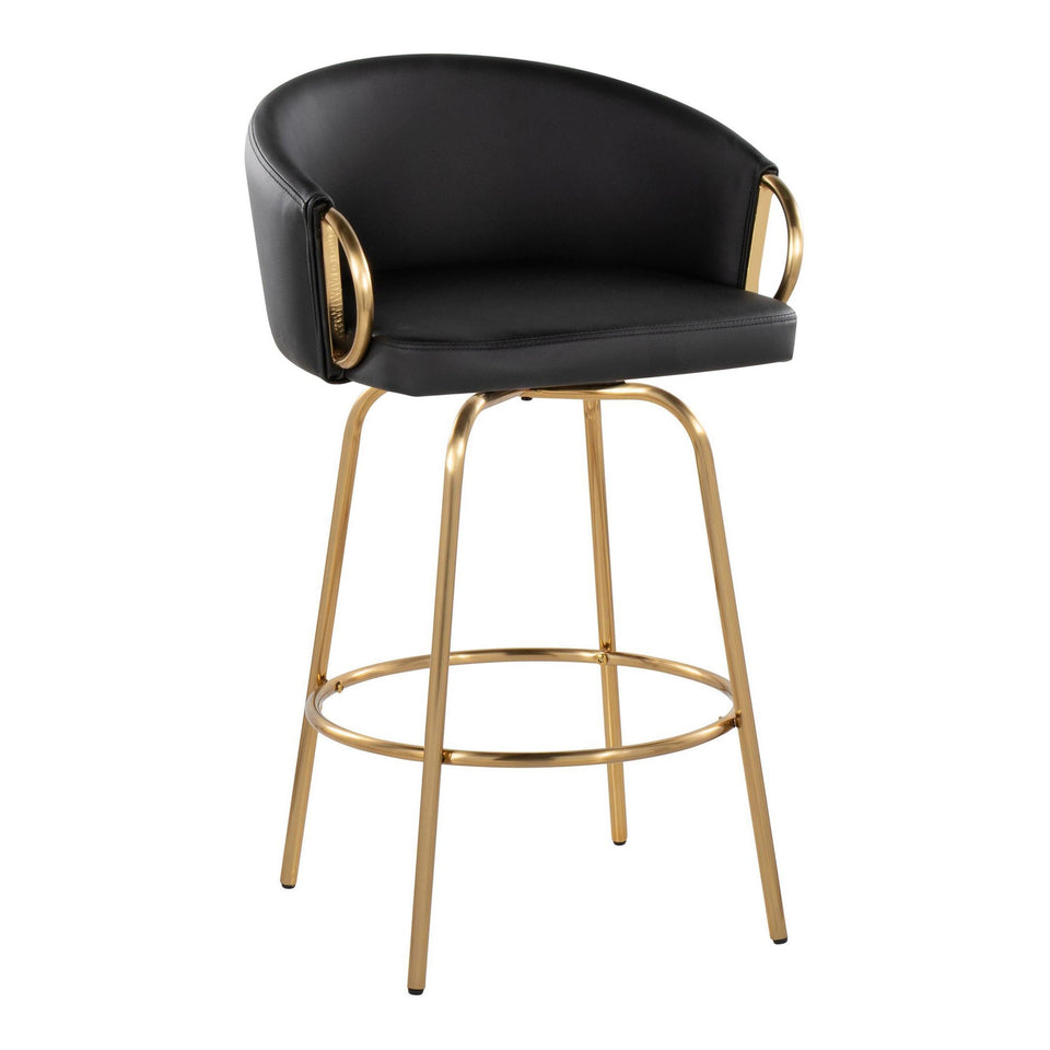 Claire 26" Fixed-Height Counter Stool - Set of 2