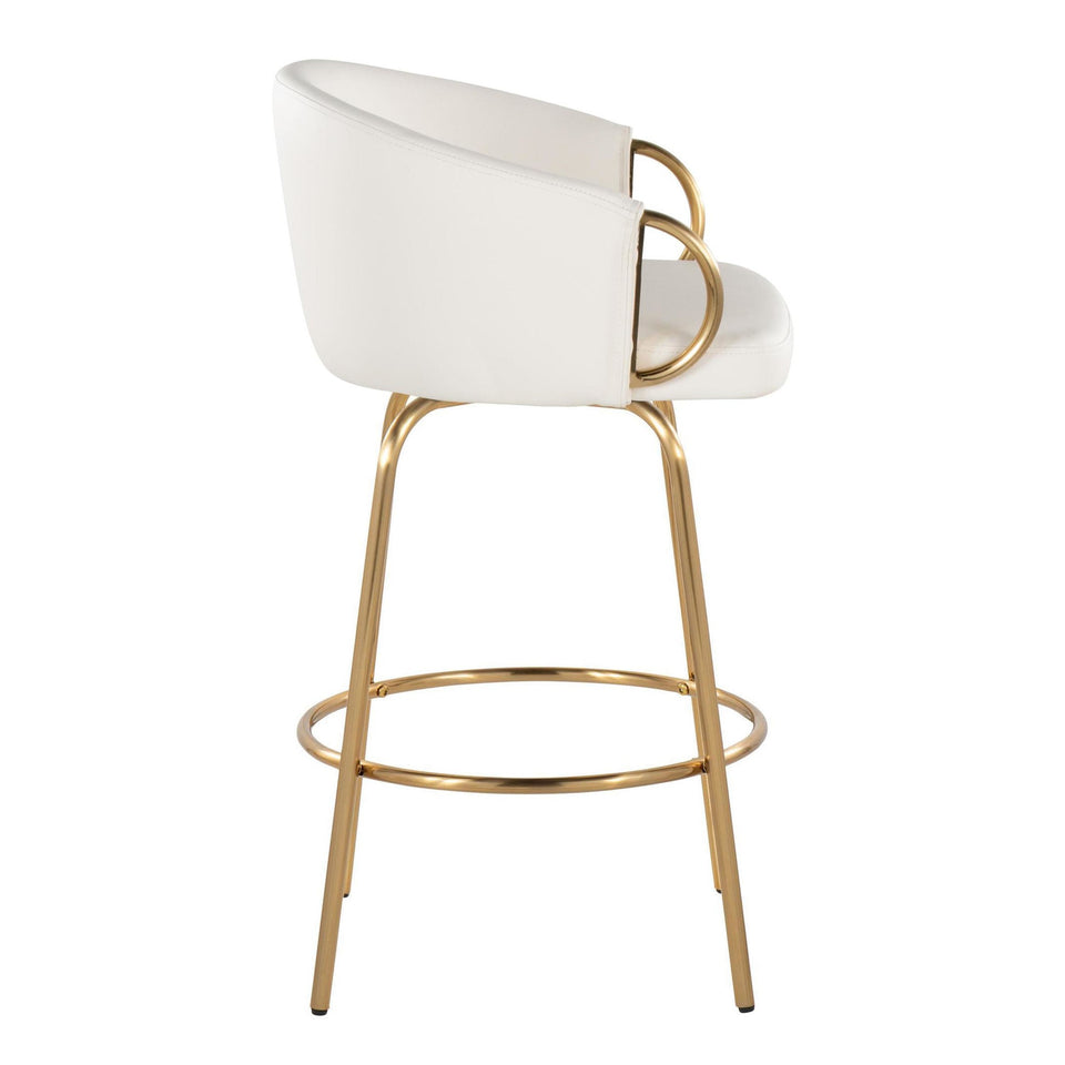 Claire 26" Fixed-Height Counter Stool - Set of 2