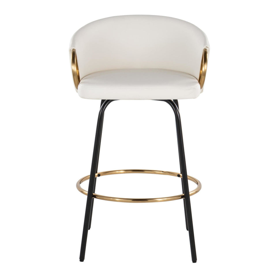 Claire 26" Fixed-Height Counter Stool - Set of 2