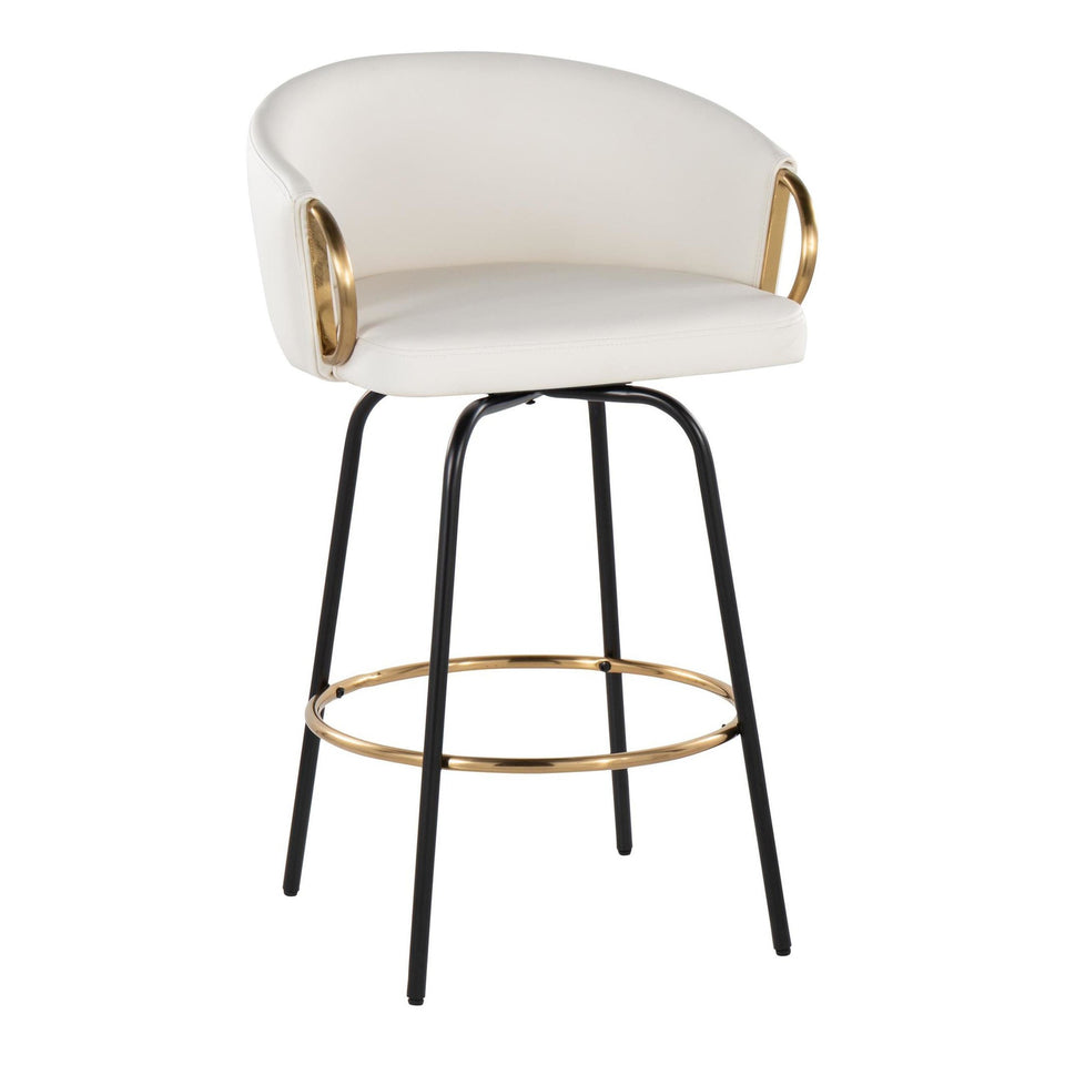 Claire 26" Fixed-Height Counter Stool - Set of 2