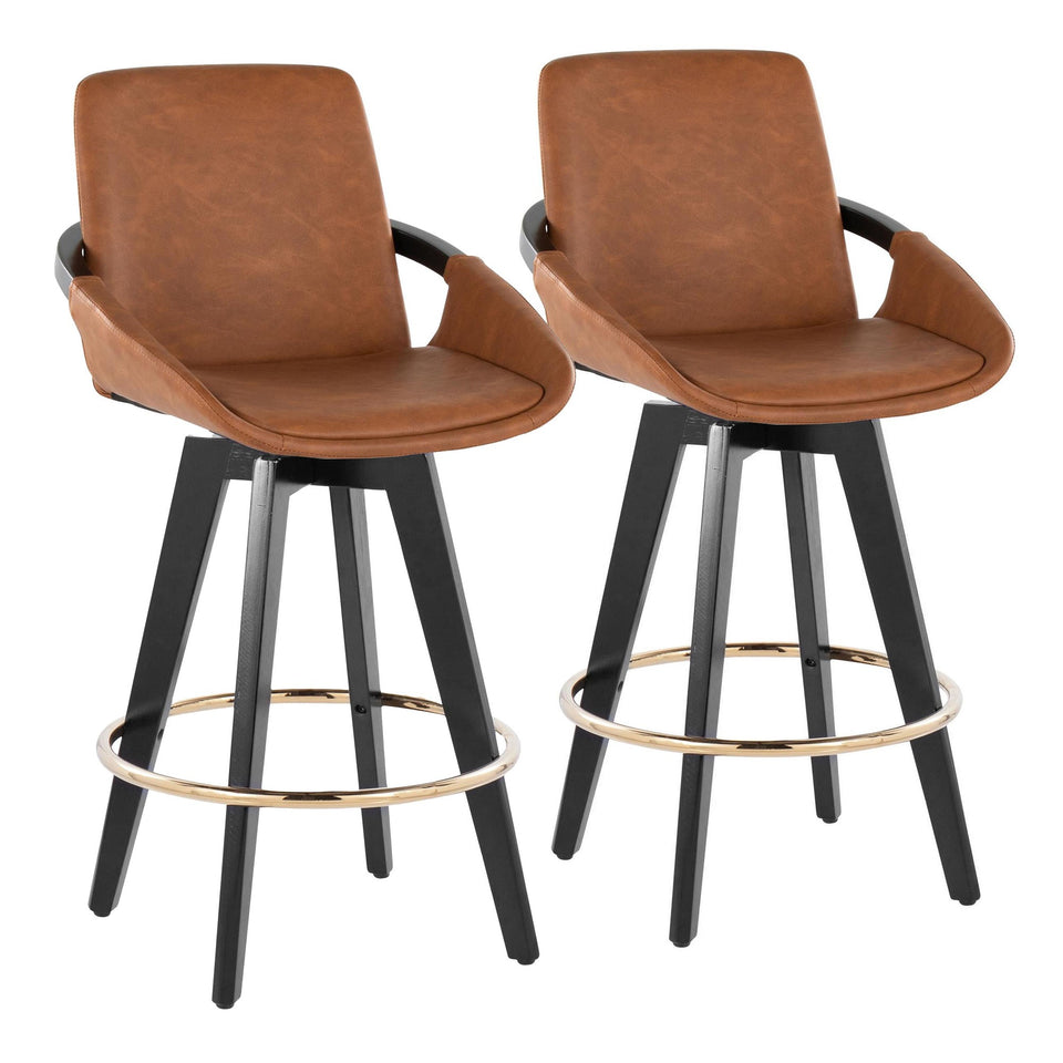 Cosmo 26" Fixed-Height Counter Stool - Set of 2