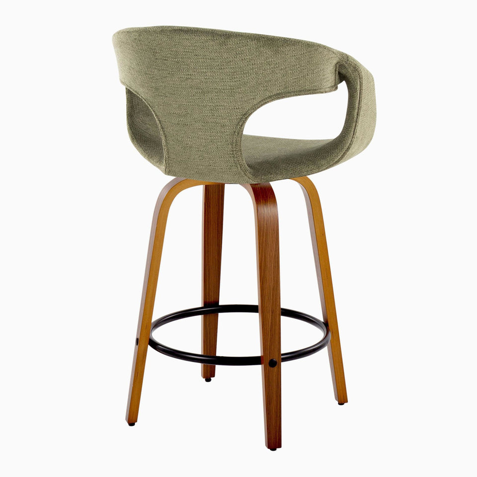 Curva 26" Fixed-Height Counter Stool - Set of 2