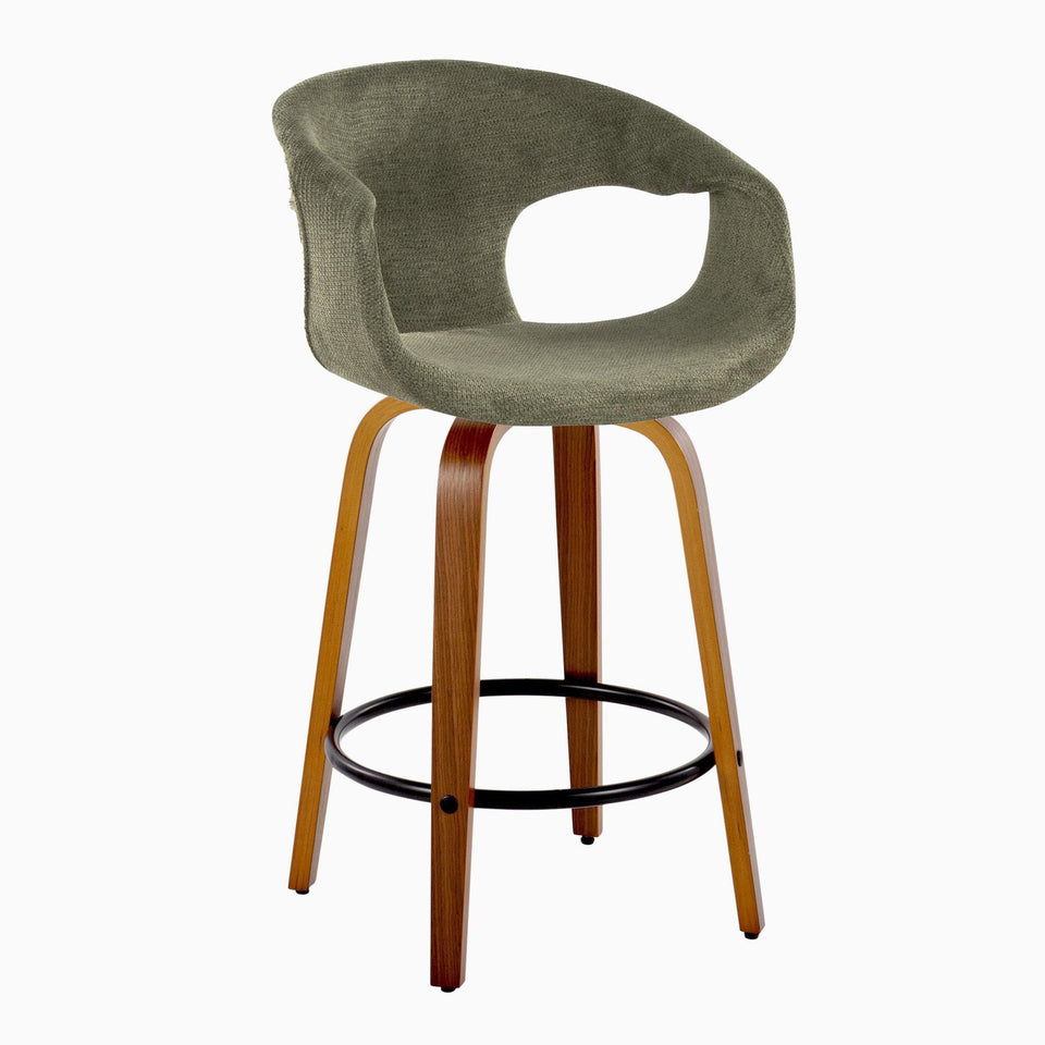 Curva 26" Fixed-Height Counter Stool - Set of 2