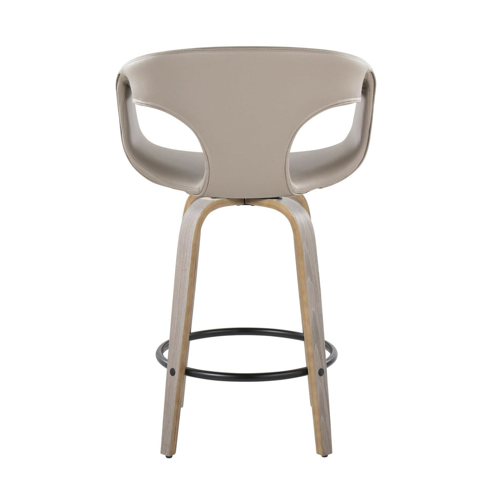 Curva 26" Fixed-Height Counter Stool - Set of 2
