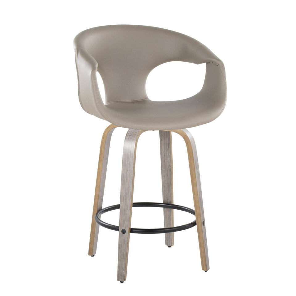 Curva 26" Fixed-Height Counter Stool - Set of 2