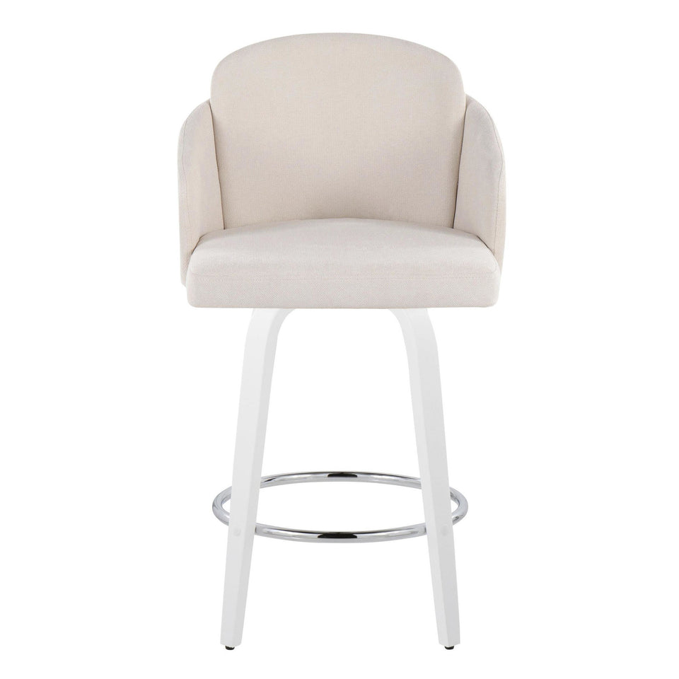 Dahlia 26" Fixed-Height Counter Stool - Set of 2