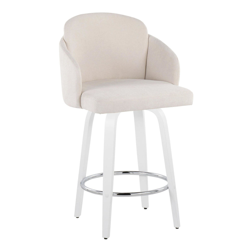 Dahlia 26" Fixed-Height Counter Stool - Set of 2