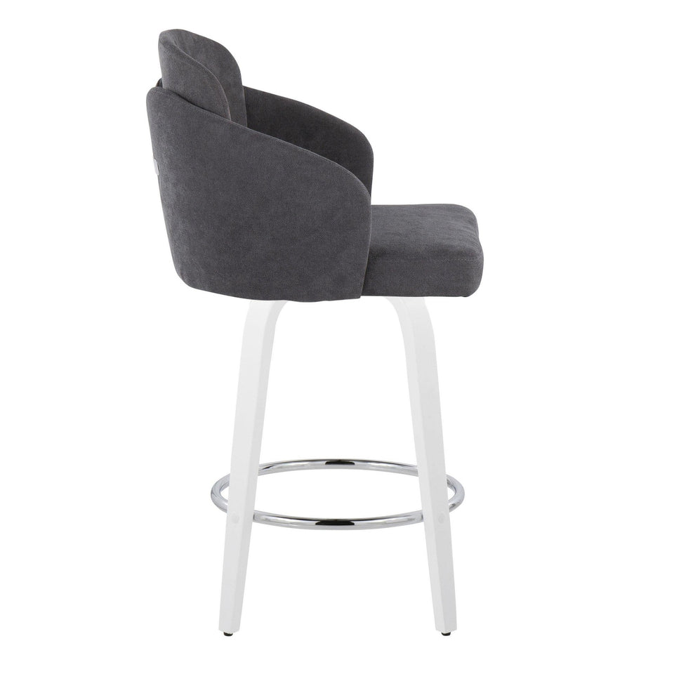 Dahlia 26" Fixed-Height Counter Stool - Set of 2