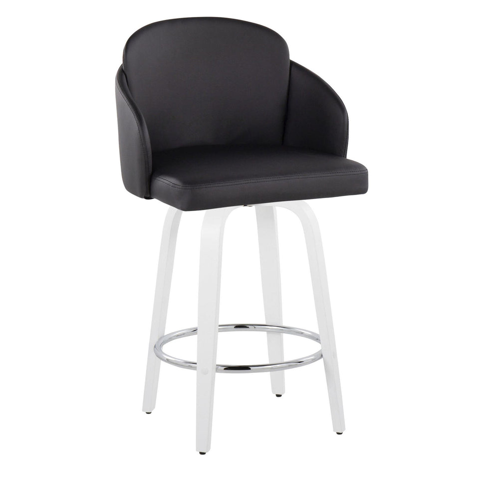 Dahlia 26" Fixed-Height Counter Stool - Set of 2