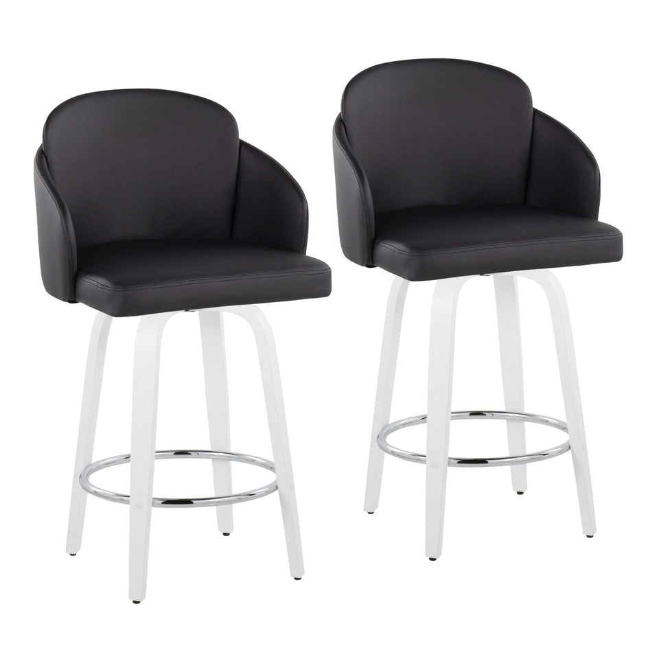 Dahlia 26" Fixed-Height Counter Stool - Set of 2