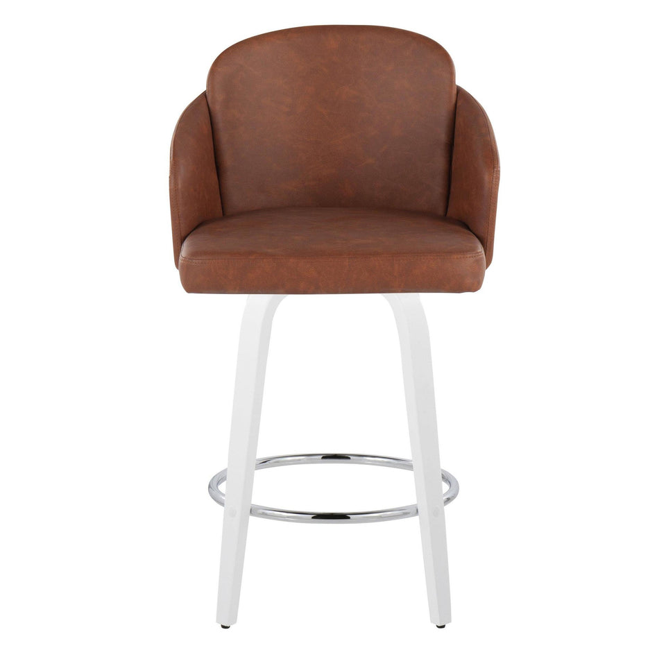 Dahlia 26" Fixed-Height Counter Stool - Set of 2