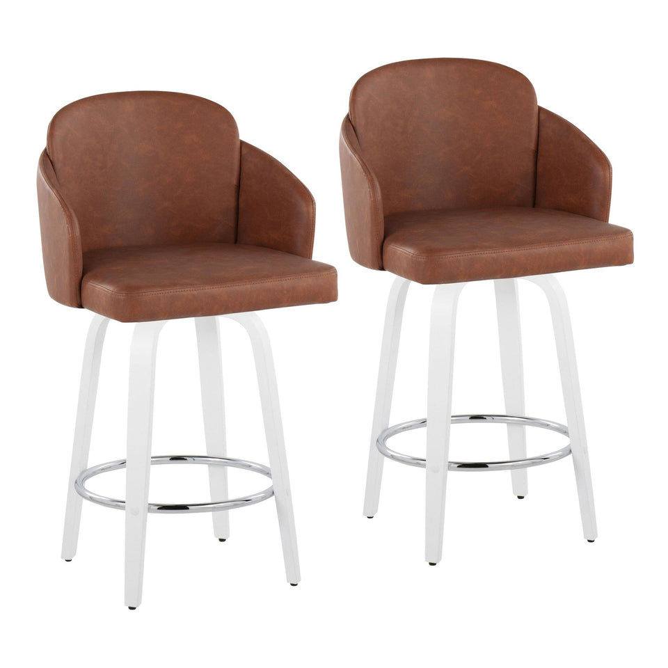 Dahlia 26" Fixed-Height Counter Stool - Set of 2