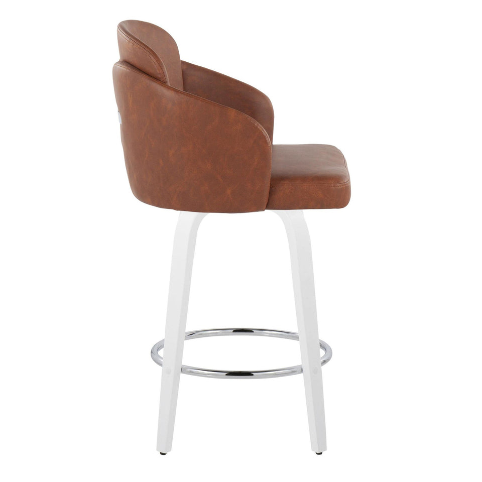 Dahlia 26" Fixed-Height Counter Stool - Set of 2