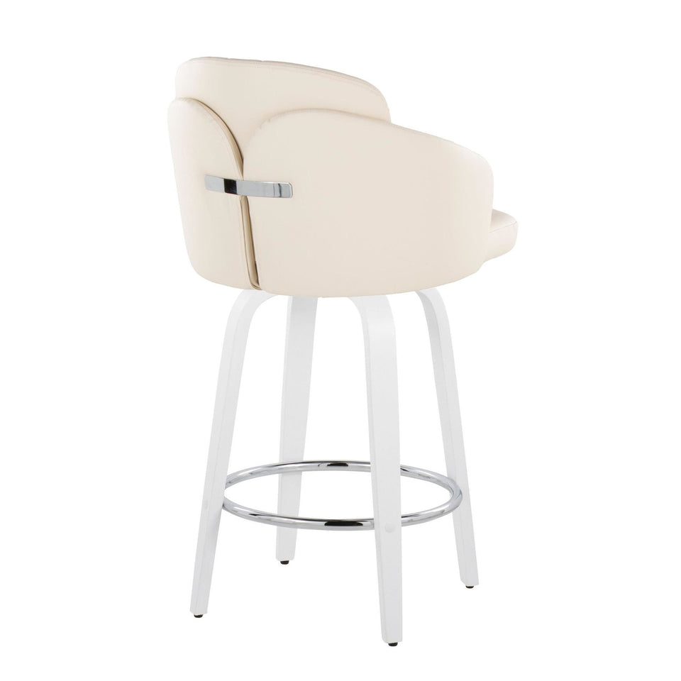 Dahlia 26" Fixed-Height Counter Stool - Set of 2