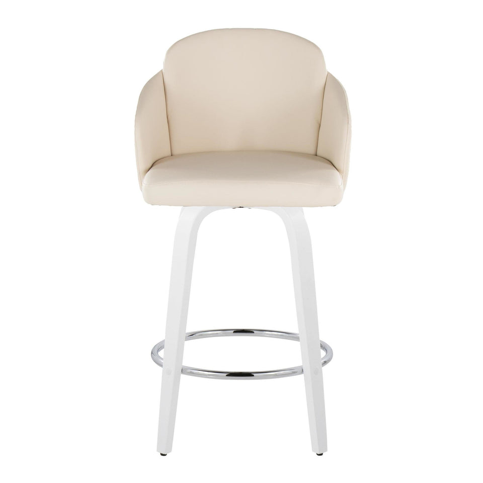 Dahlia 26" Fixed-Height Counter Stool - Set of 2