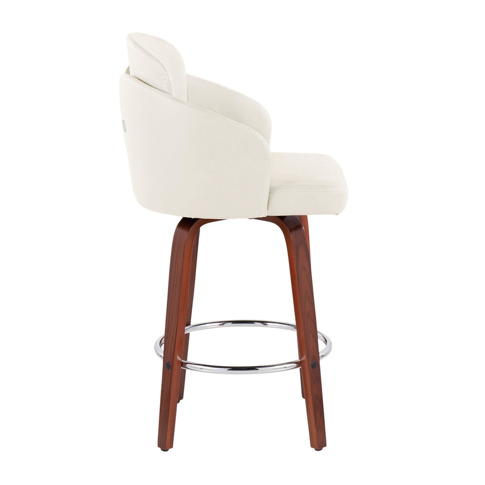 Dahlia 26" Fixed-Height Counter Stool - Set of 2