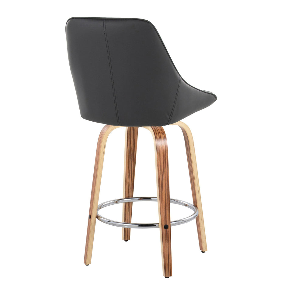Diana 26" Fixed-Height Counter Stool - Set of 2