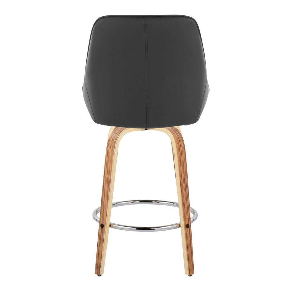 Diana 26" Fixed-Height Counter Stool - Set of 2