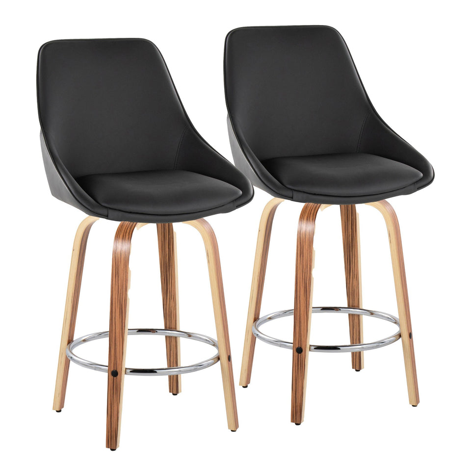Diana 26" Fixed-Height Counter Stool - Set of 2