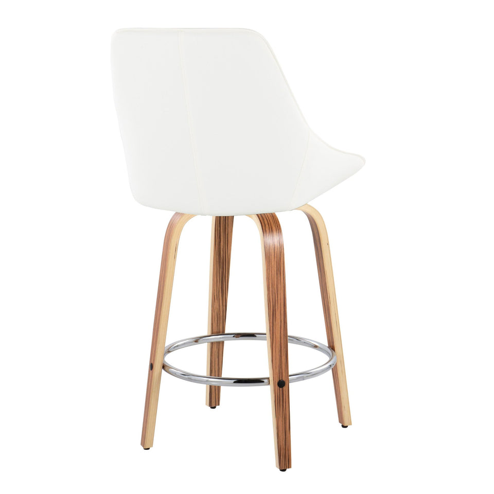 Diana 26" Fixed-Height Counter Stool - Set of 2