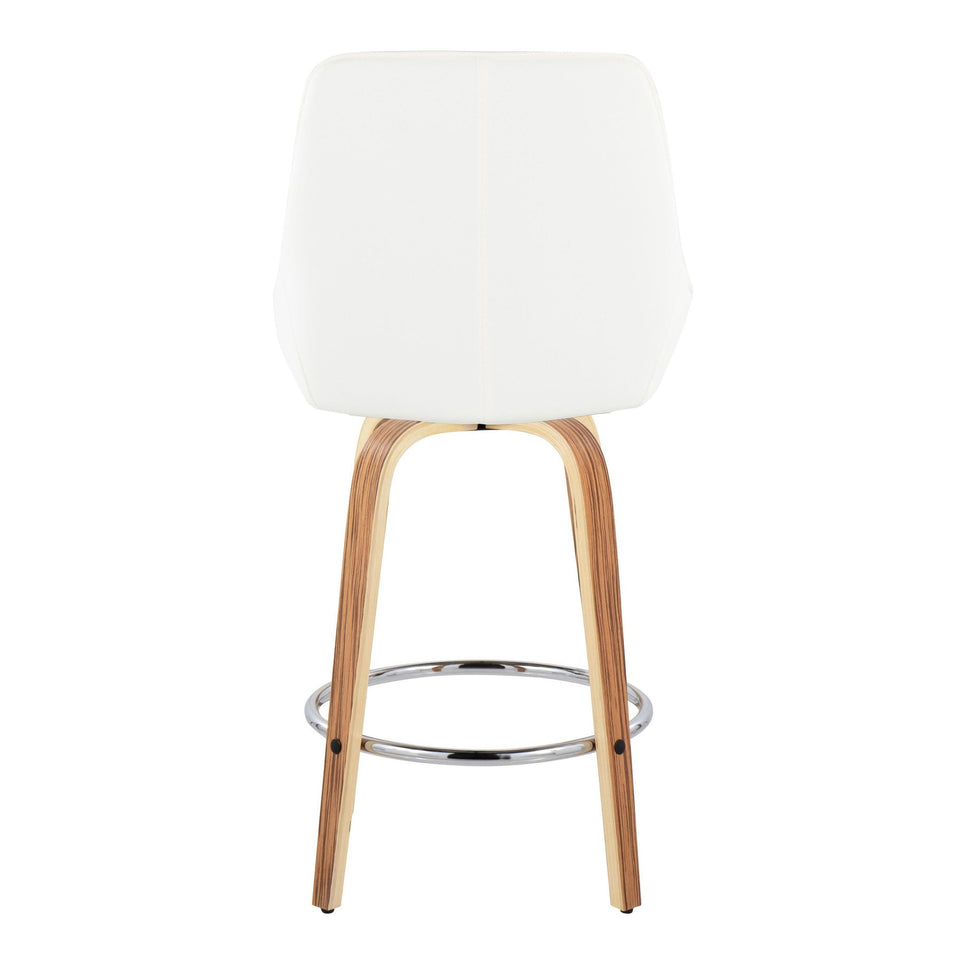 Diana 26" Fixed-Height Counter Stool - Set of 2