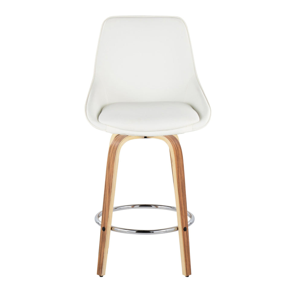 Diana 26" Fixed-Height Counter Stool - Set of 2