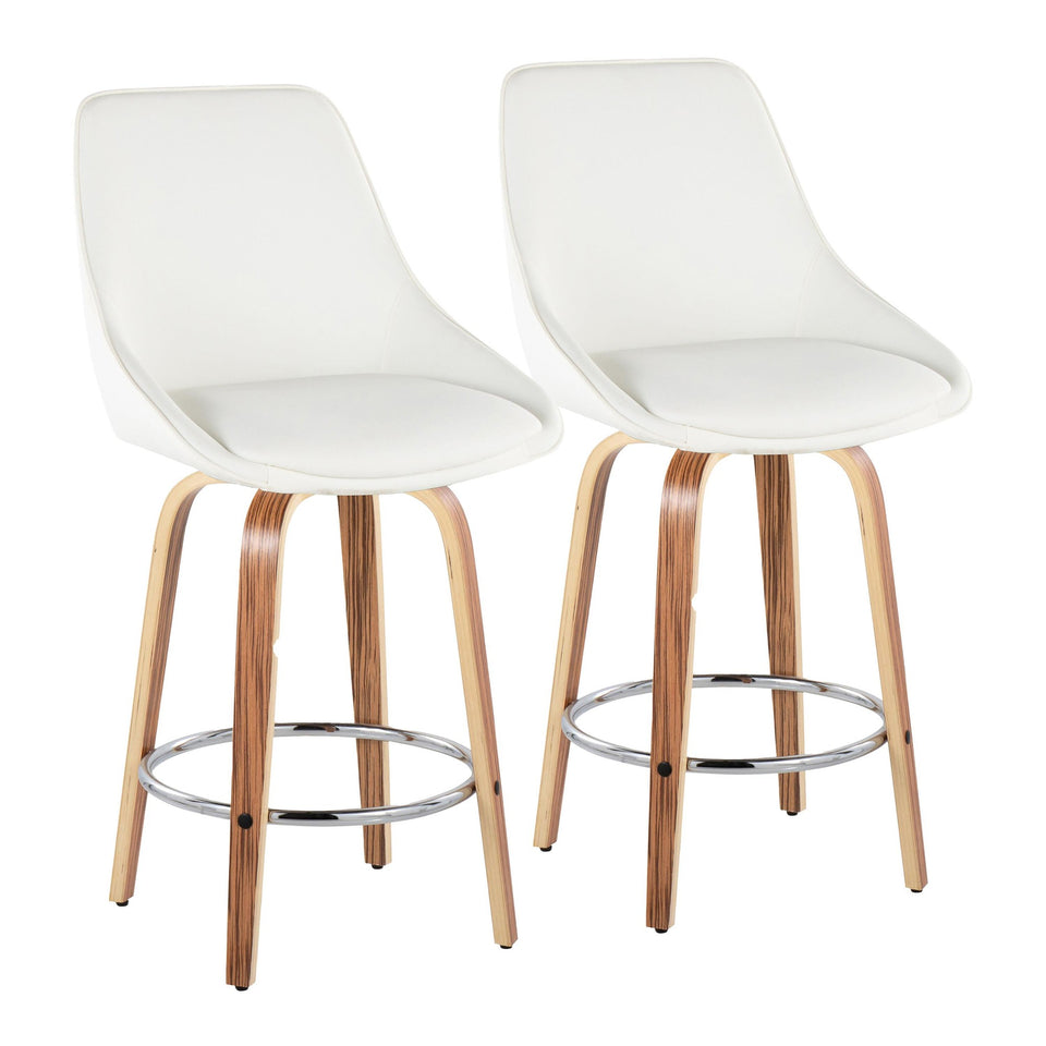 Diana 26" Fixed-Height Counter Stool - Set of 2