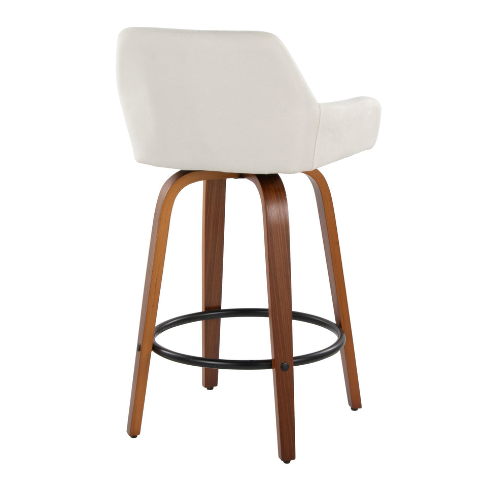 Daniella 26" Fixed-Height Counter Stool - Set of 2