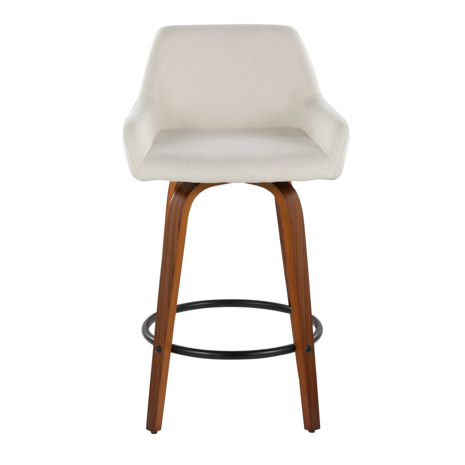 Daniella 26" Fixed-Height Counter Stool - Set of 2