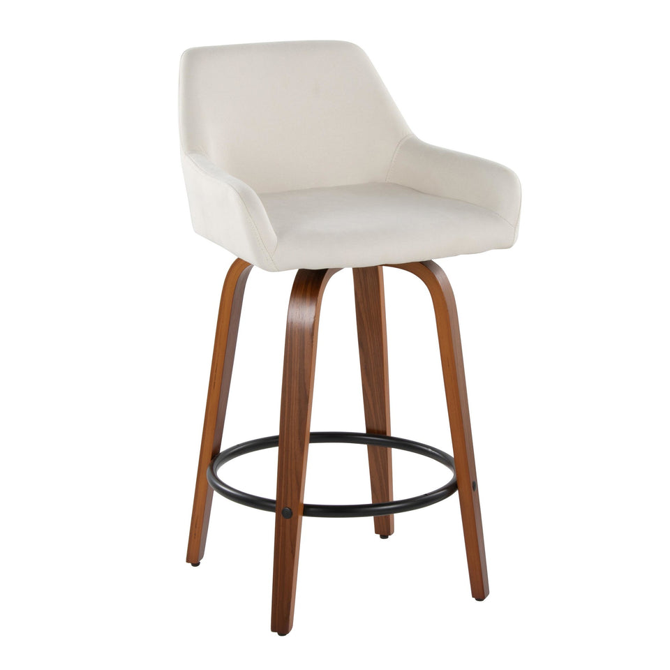 Daniella 26" Fixed-Height Counter Stool - Set of 2