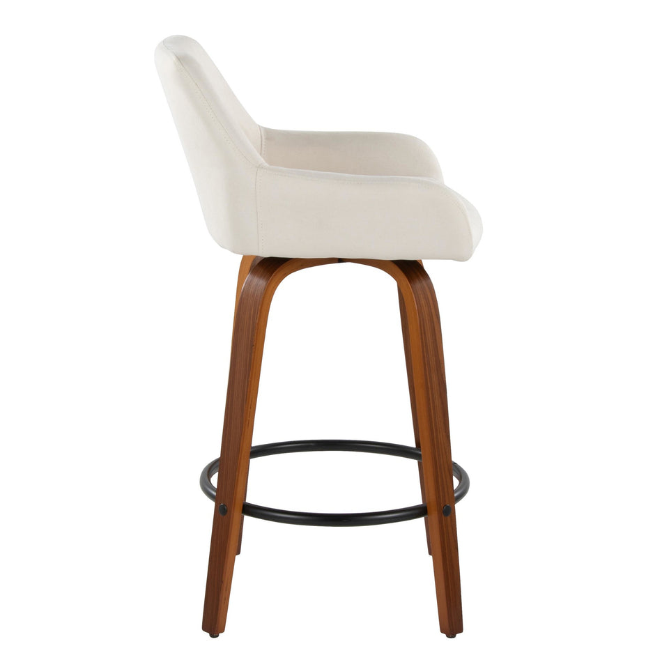 Daniella 26" Fixed-Height Counter Stool - Set of 2
