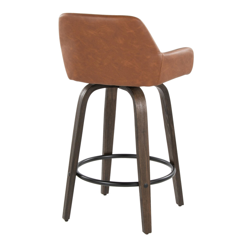 Daniella 26" Fixed-Height Counter Stool - Set of 2