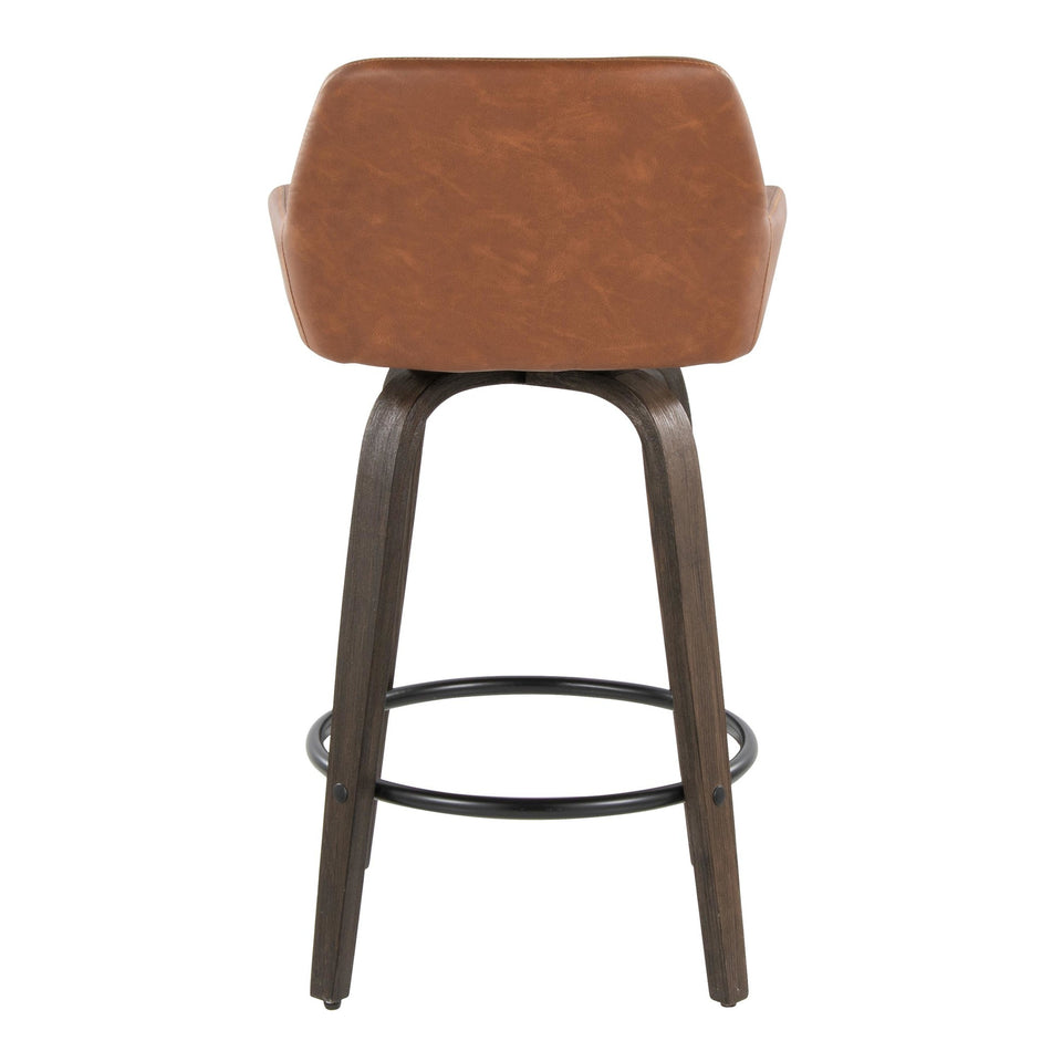 Daniella 26" Fixed-Height Counter Stool - Set of 2