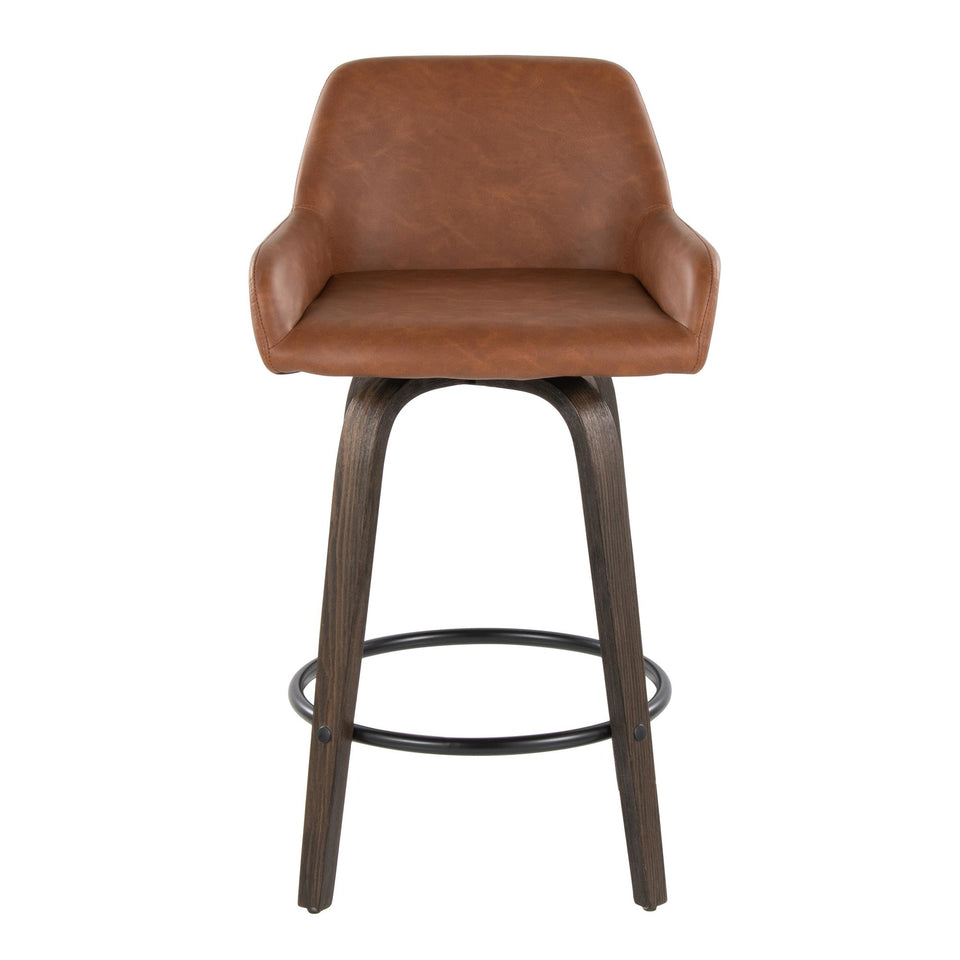 Daniella 26" Fixed-Height Counter Stool - Set of 2