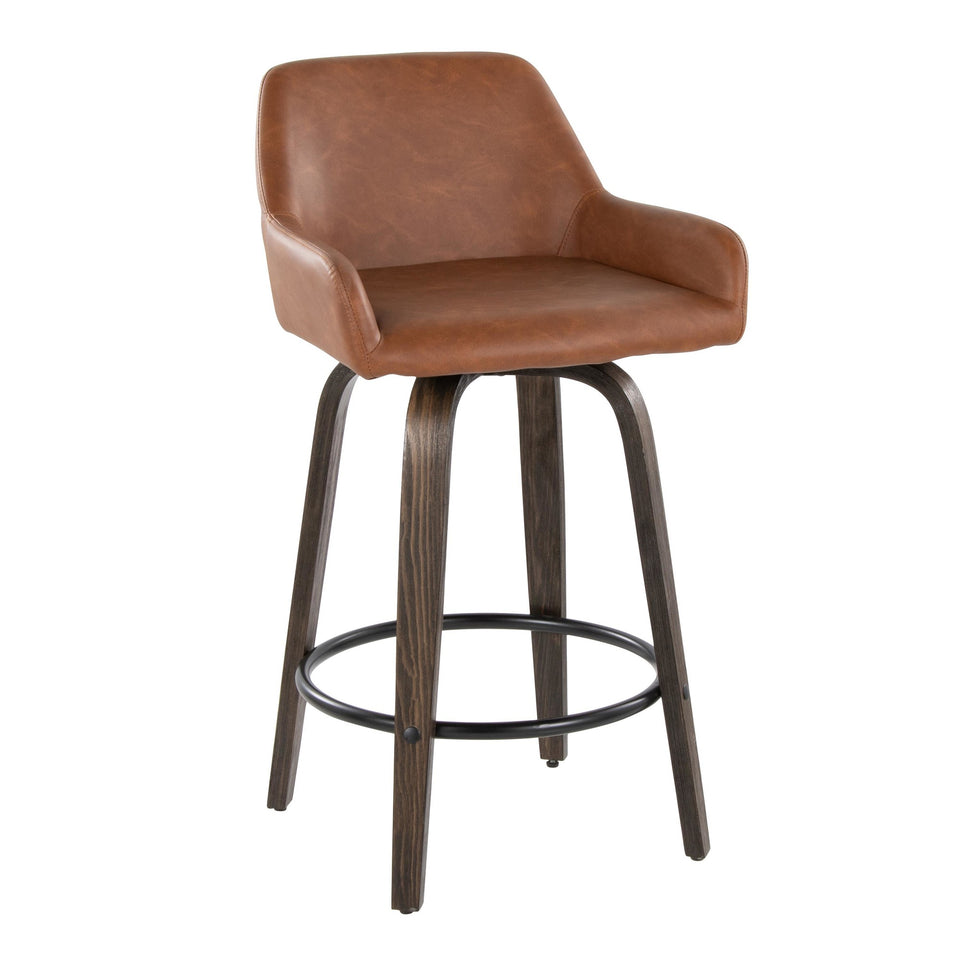 Daniella 26" Fixed-Height Counter Stool - Set of 2