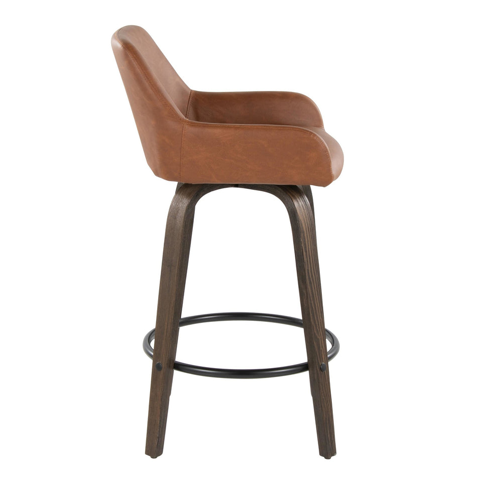 Daniella 26" Fixed-Height Counter Stool - Set of 2