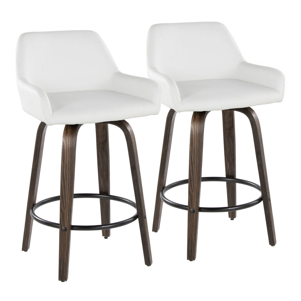 Daniella 26" Fixed-Height Counter Stool - Set of 2
