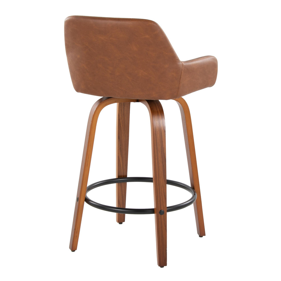 Daniella 26" Fixed-Height Counter Stool - Set of 2
