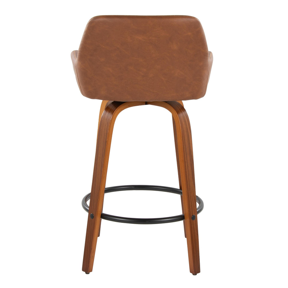 Daniella 26" Fixed-Height Counter Stool - Set of 2