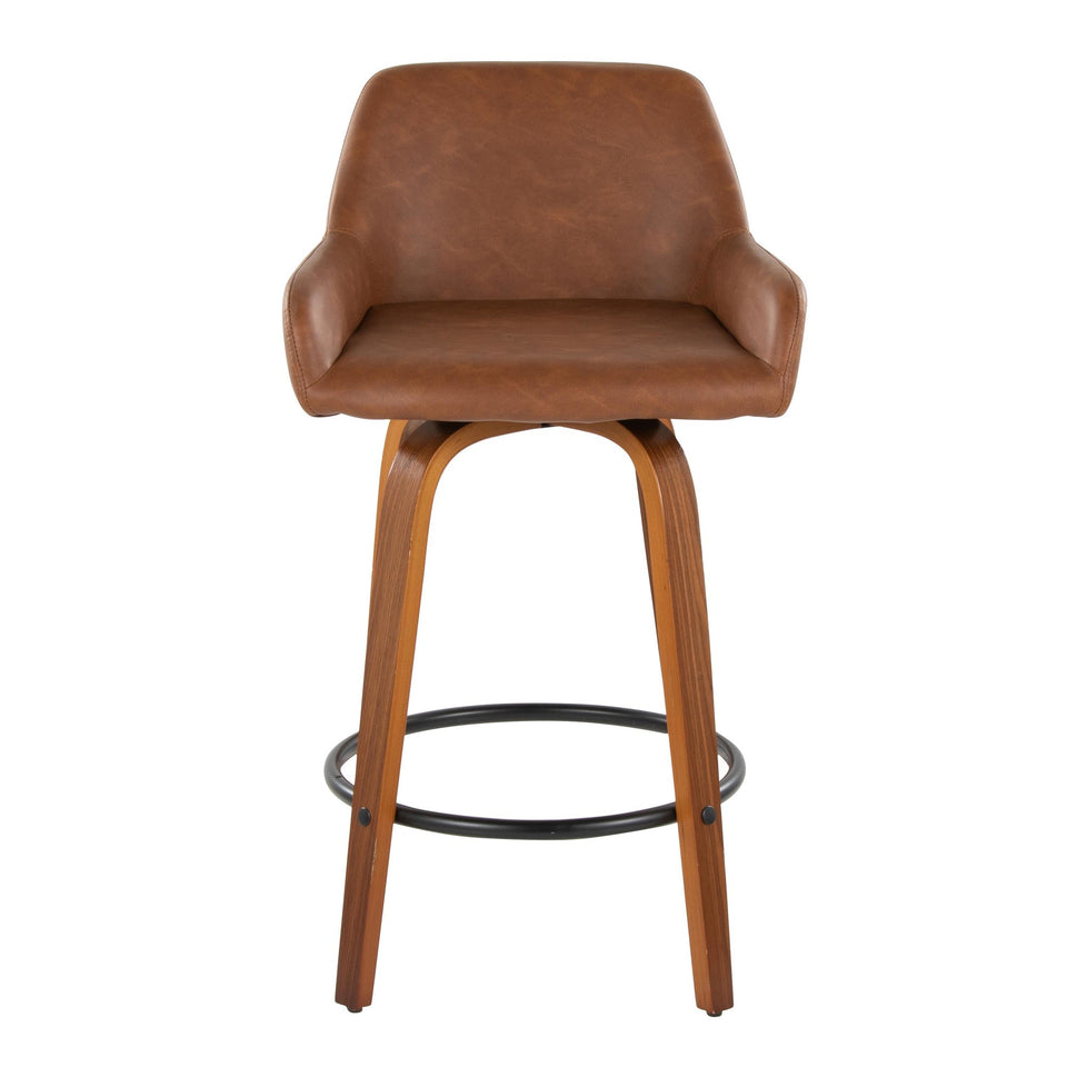 Daniella 26" Fixed-Height Counter Stool - Set of 2
