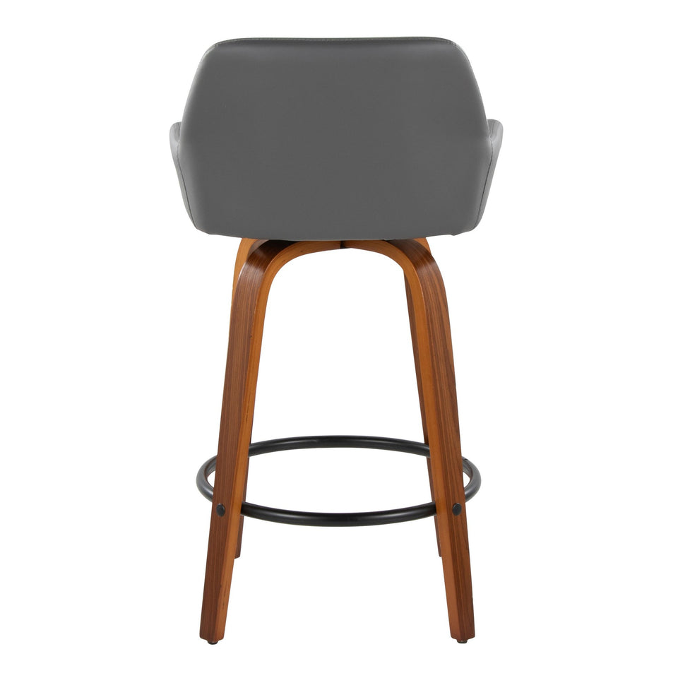 Daniella 26" Fixed-Height Counter Stool - Set of 2